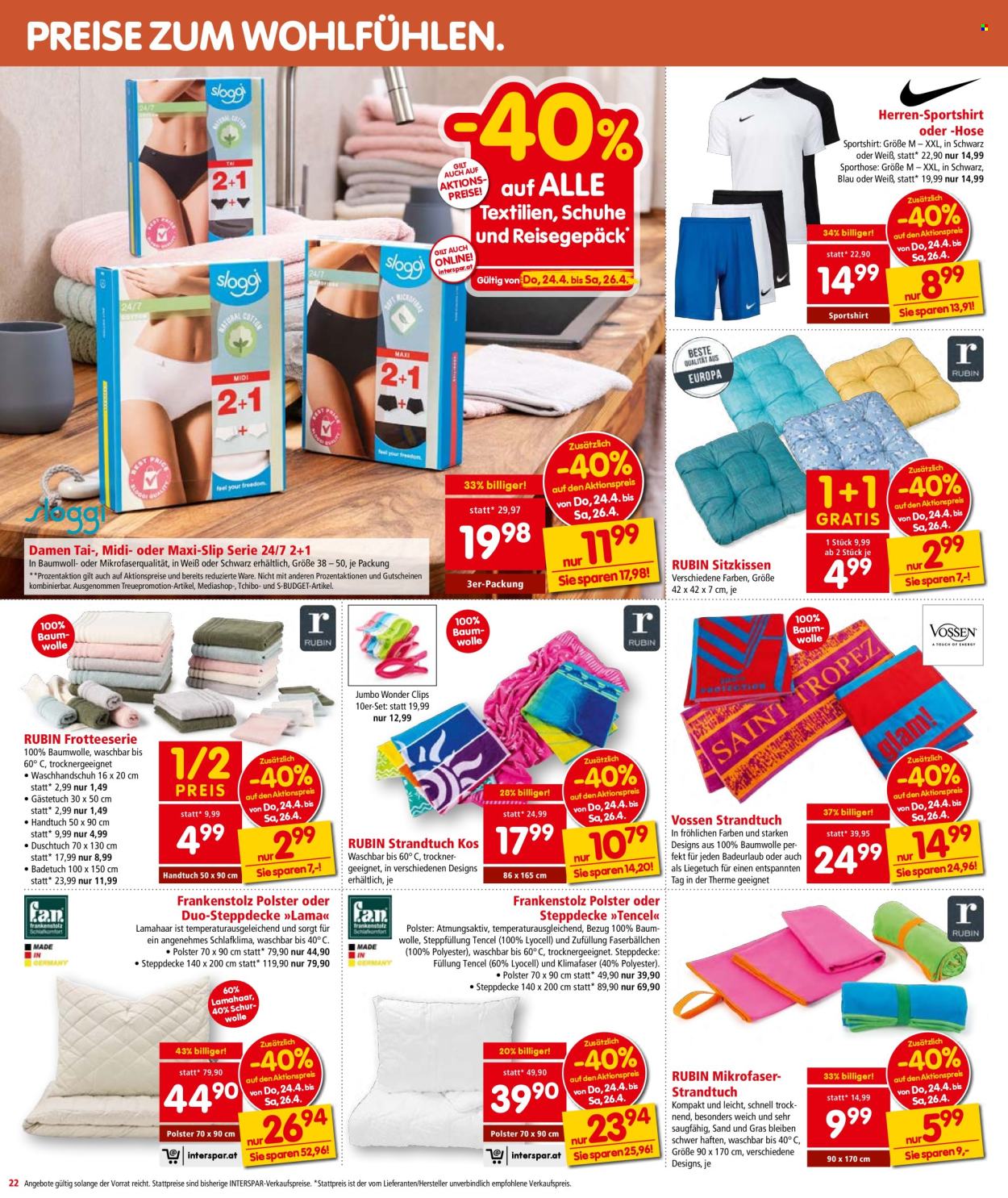 Angebote INTERSPAR - 24.4.2025 - 7.5.2025. Seite 22