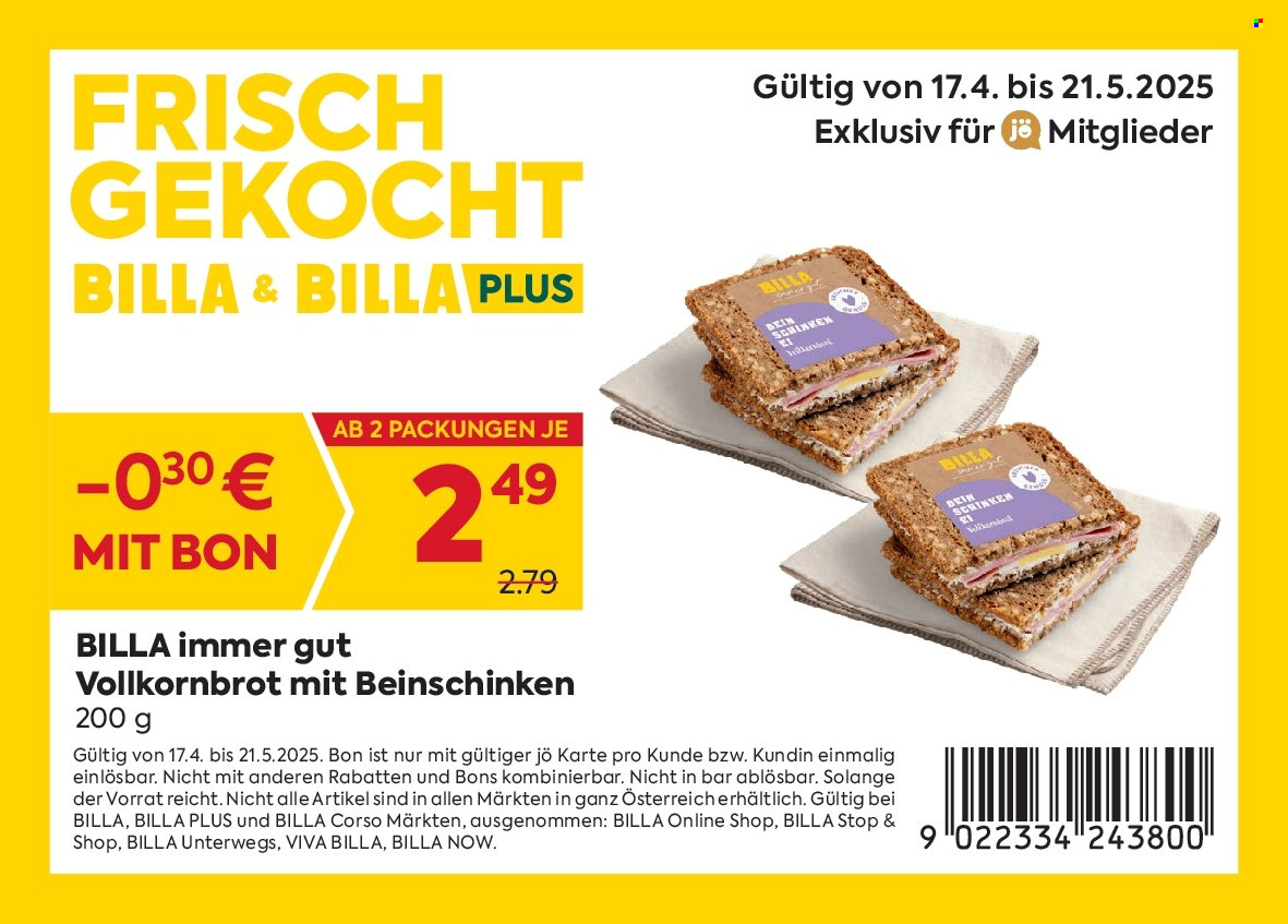 Angebote Billa - 17.4.2025 - 21.5.2025. Seite 2