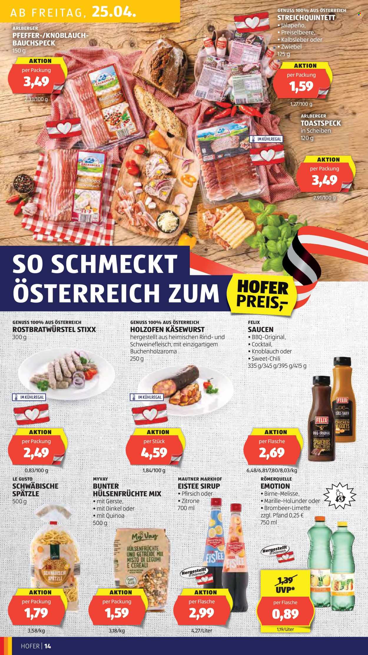 Angebote Hofer - 25.4.2025 - 30.4.2025. Seite 16