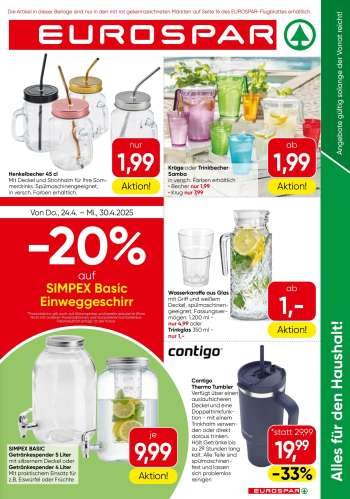 Angebote EUROSPAR - 24.4.2025 - 7.5.2025.