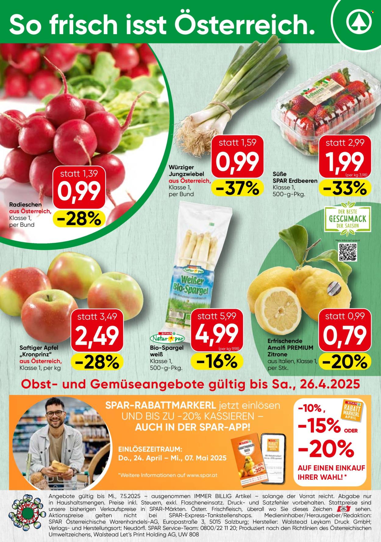Angebote SPAR - 24.4.2025 - 7.5.2025. Seite 20