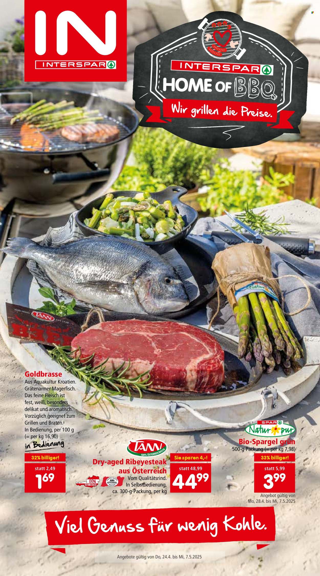 Angebote INTERSPAR - 24.4.2025 - 7.5.2025. Seite 1