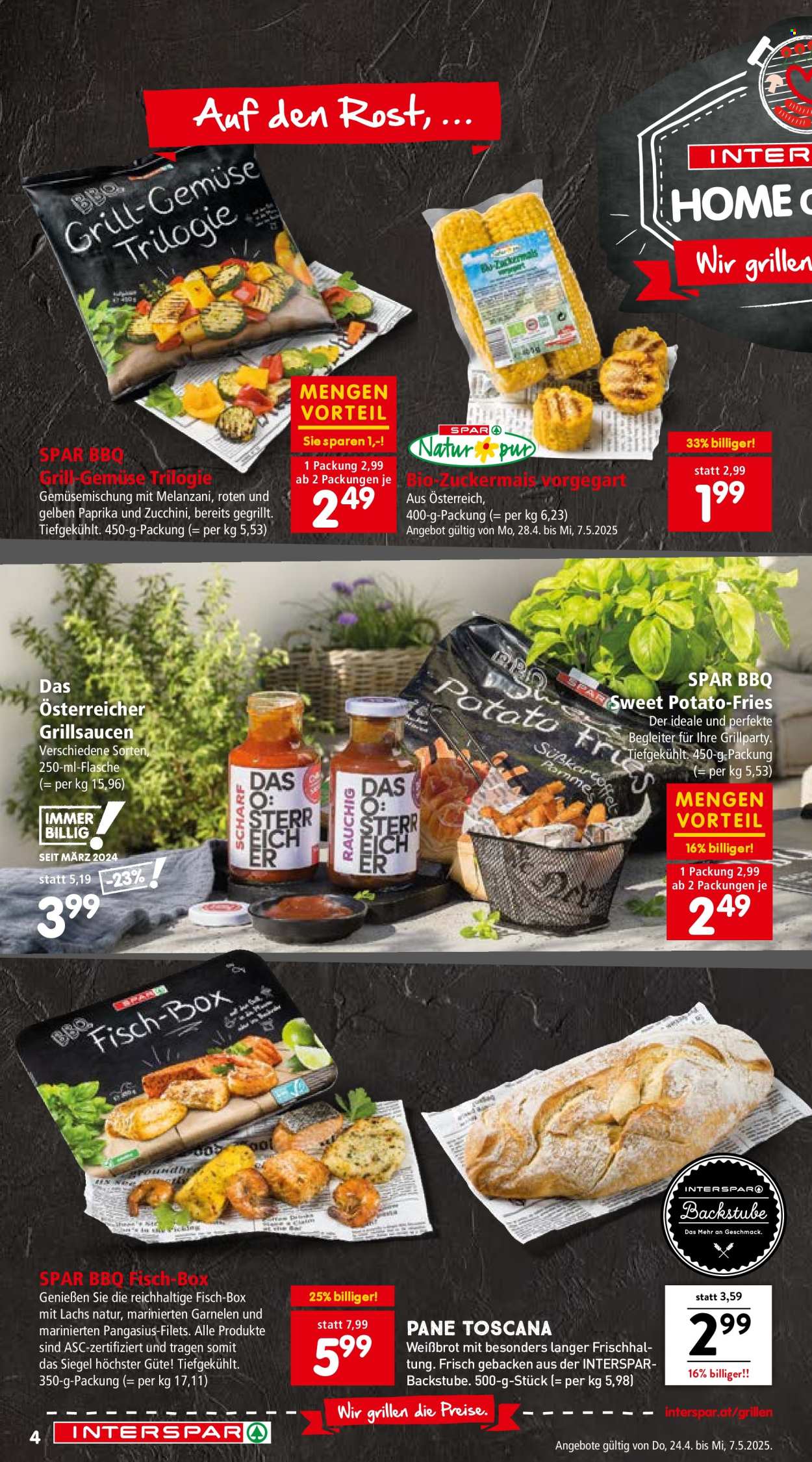 Angebote INTERSPAR - 24.4.2025 - 7.5.2025. Seite 4