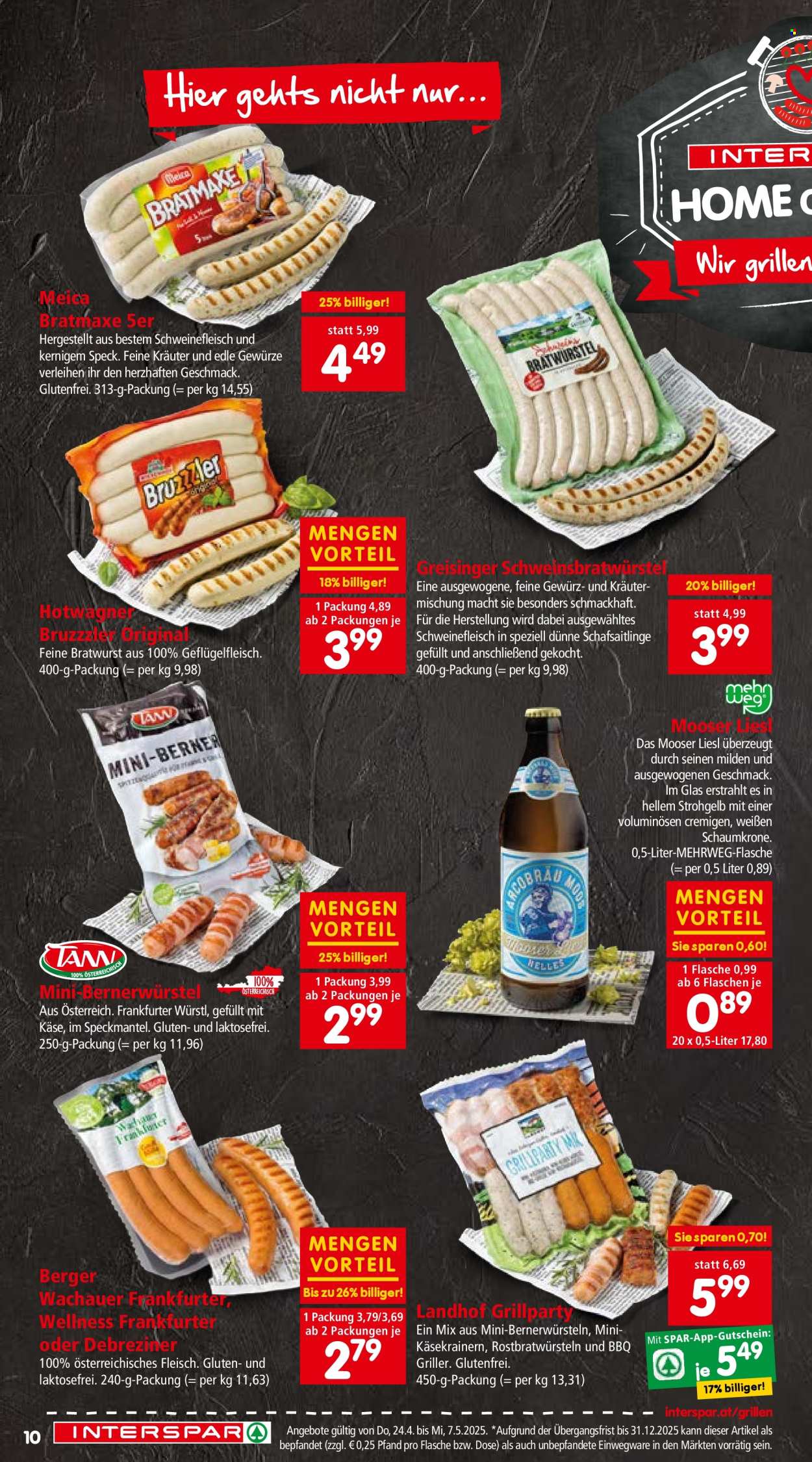 Angebote INTERSPAR - 24.4.2025 - 7.5.2025. Seite 10