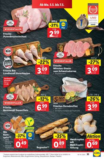 thumbnail - WIESENTALER Frische Putenbrustschnitzel