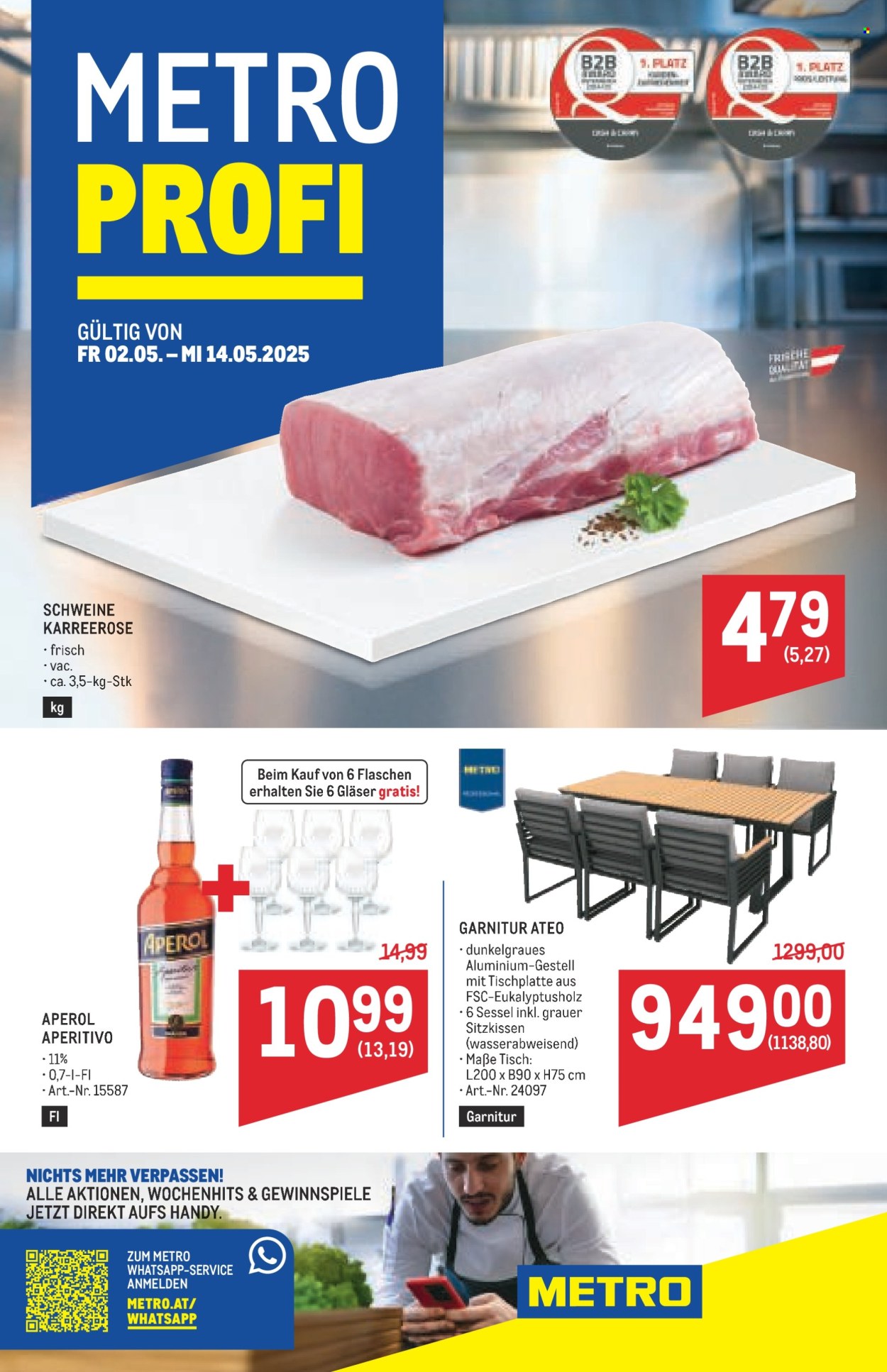 Angebote Metro - 2.5.2025 - 14.5.2025. Seite 1