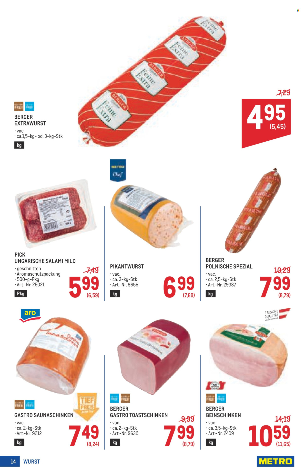 Angebote Metro - 2.5.2025 - 14.5.2025. Seite 14