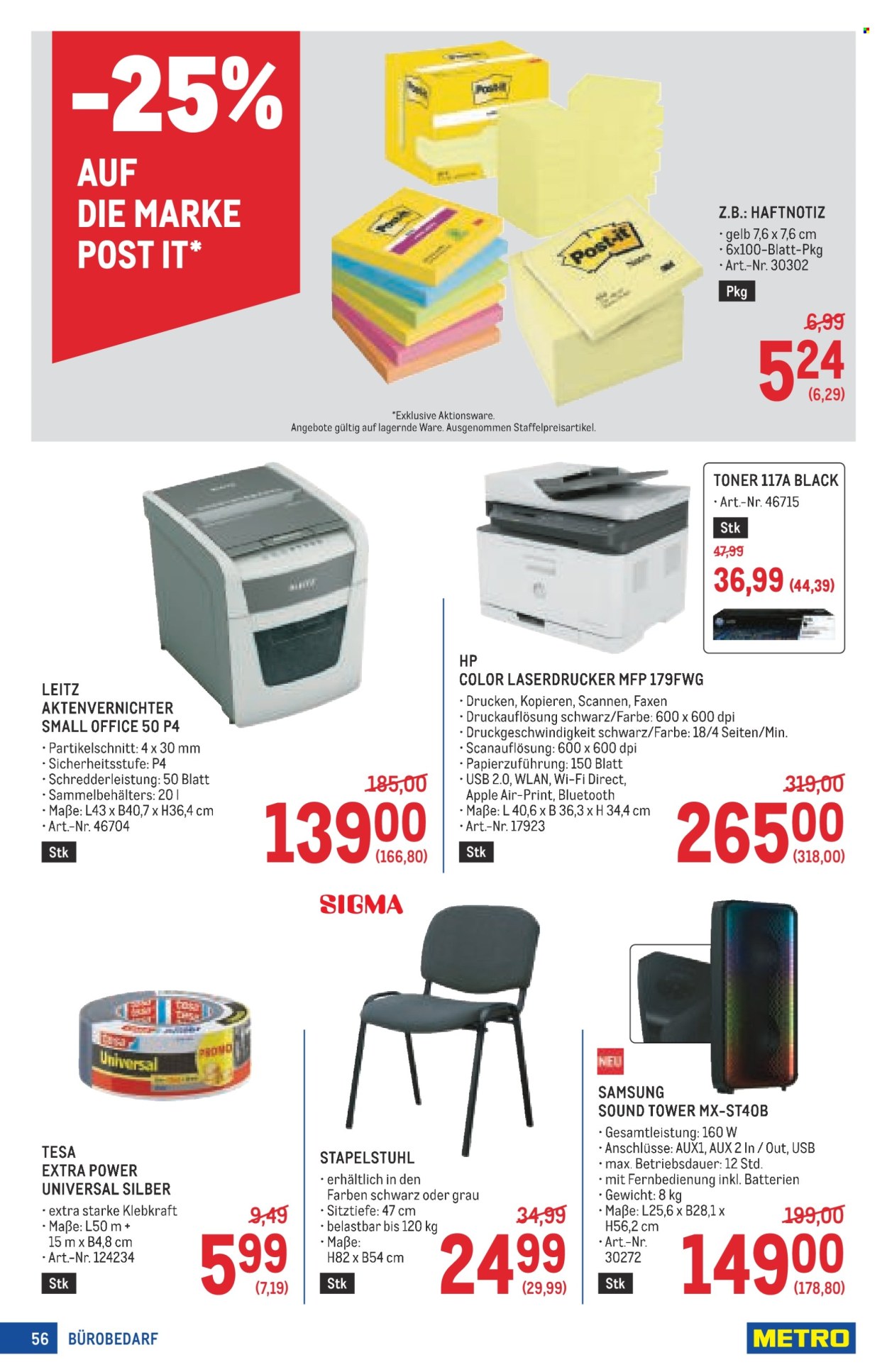 Angebote Metro - 2.5.2025 - 14.5.2025. Seite 56