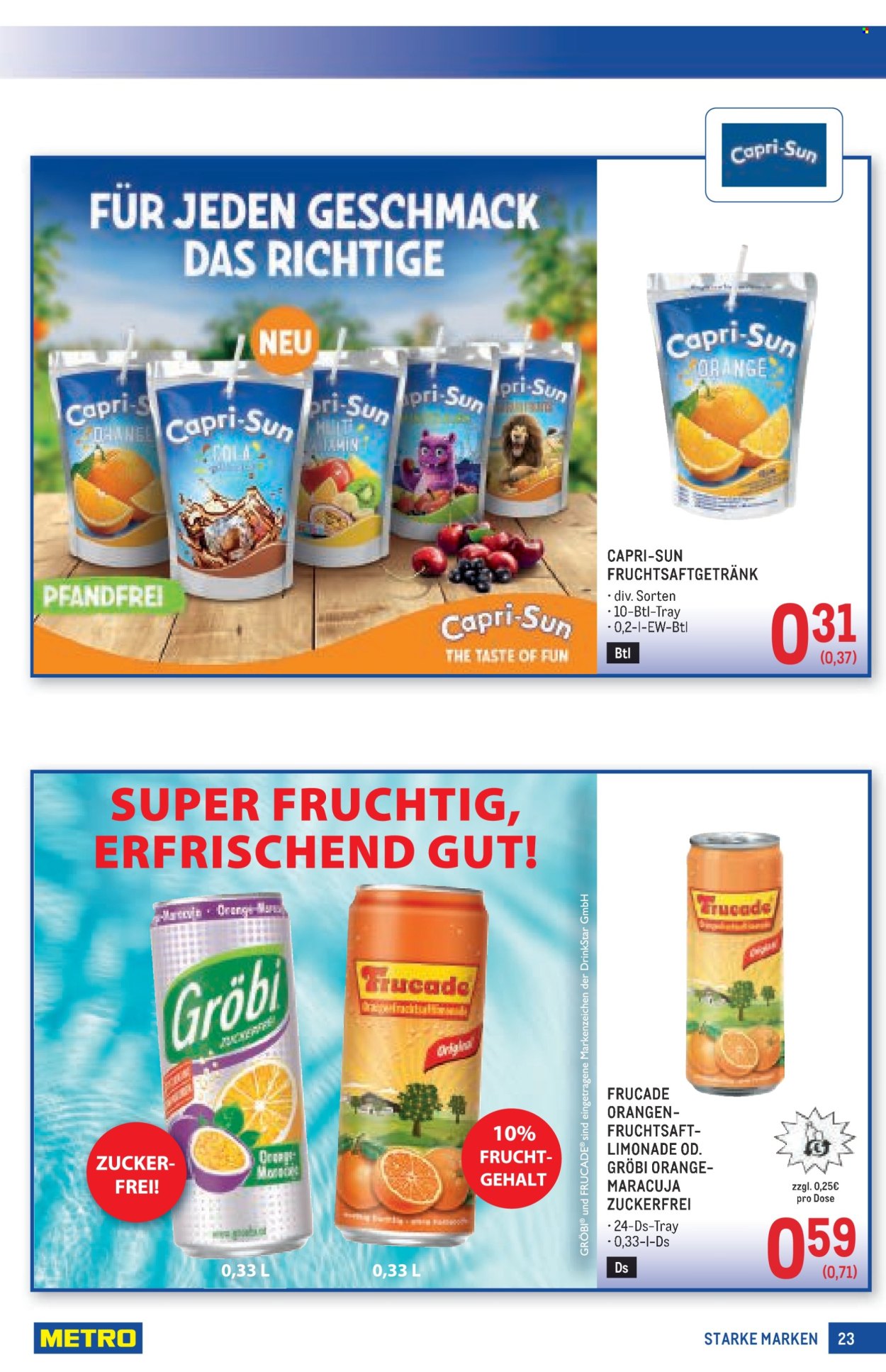 Angebote Metro - 2.5.2025 - 14.5.2025. Seite 23
