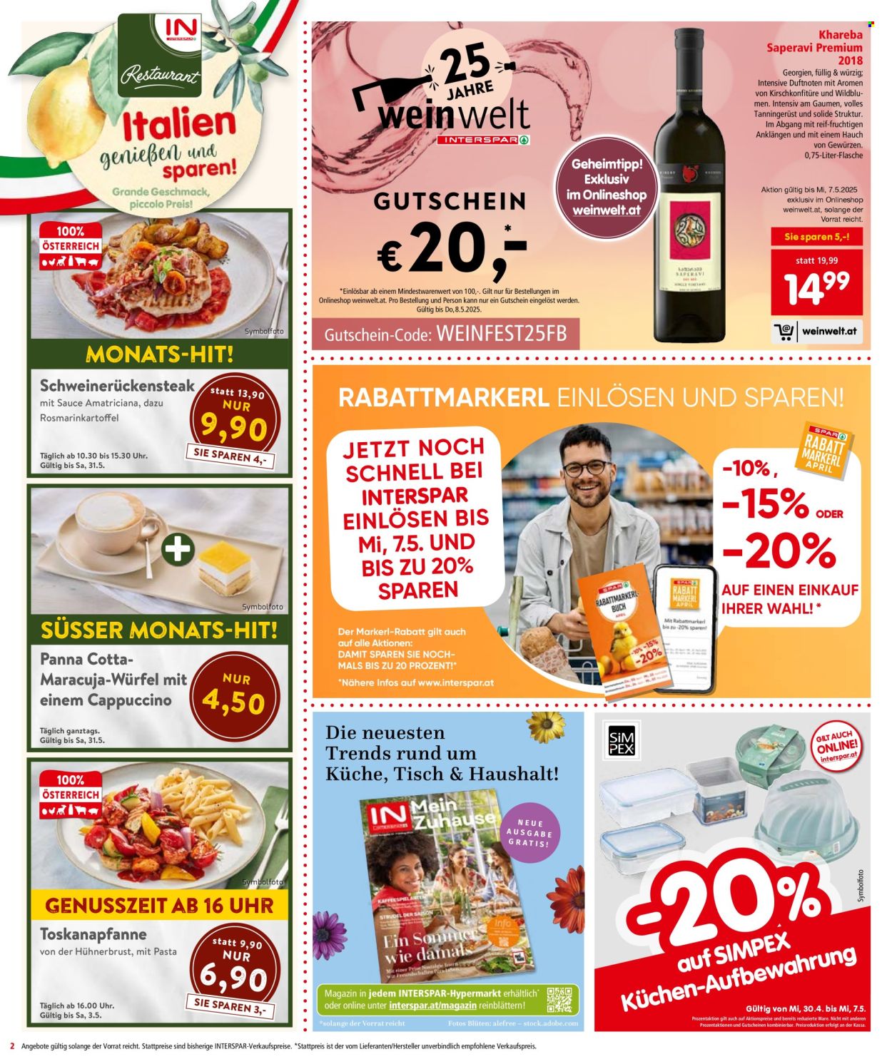 Angebote INTERSPAR - 30.4.2025 - 7.5.2025. Seite 2