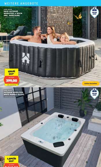 thumbnail - DROP OUTDOOR WHIRLPOOL Ø 185CM INKL. ABDECKUNG