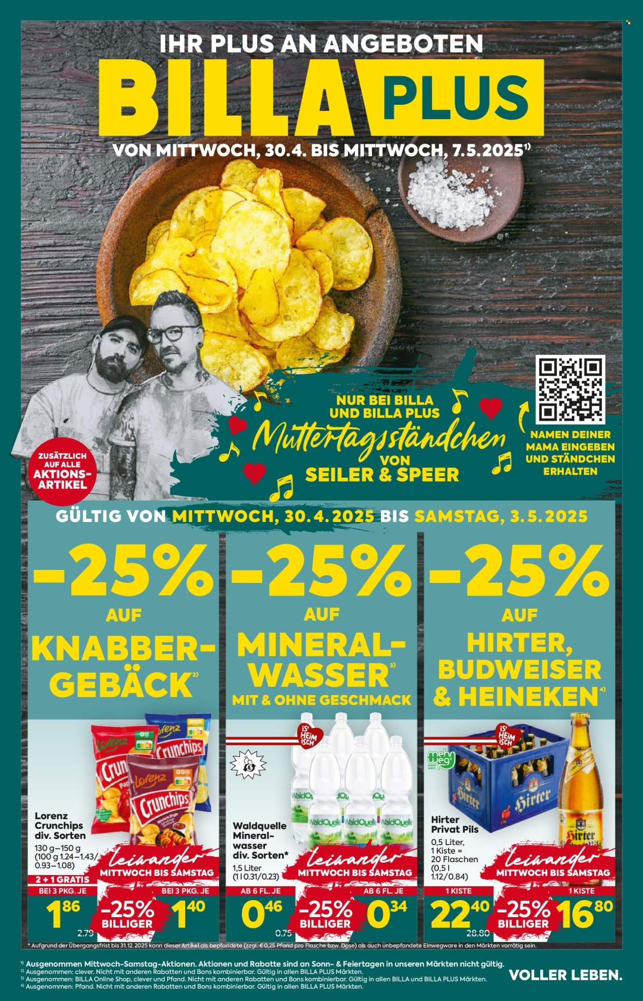 Angebote Billa Plus - 30.4.2025 - 7.5.2025. Seite 1