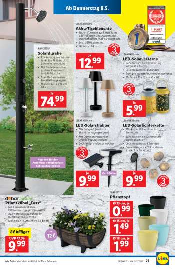 thumbnail - LIVARNO home LED-Solar-Laterne