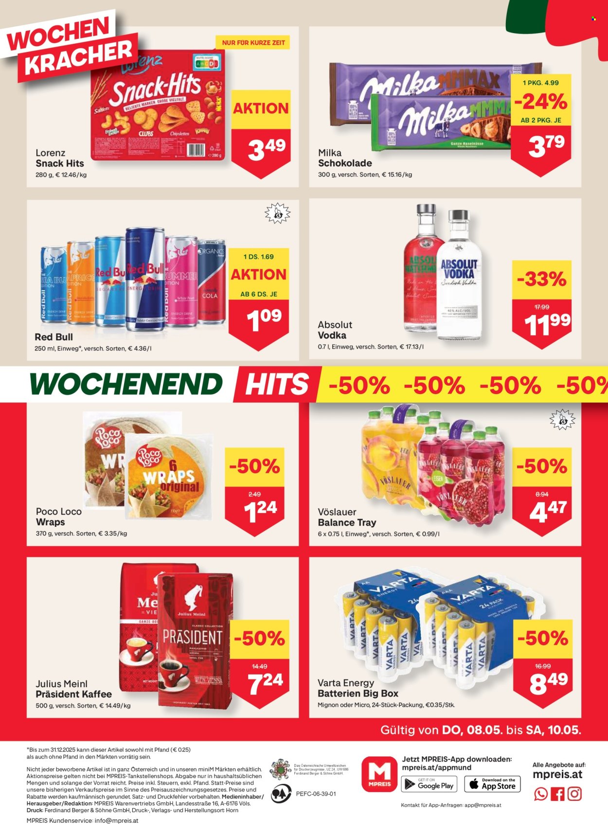 Angebote MPREIS - 8.5.2025 - 14.5.2025. Seite 12
