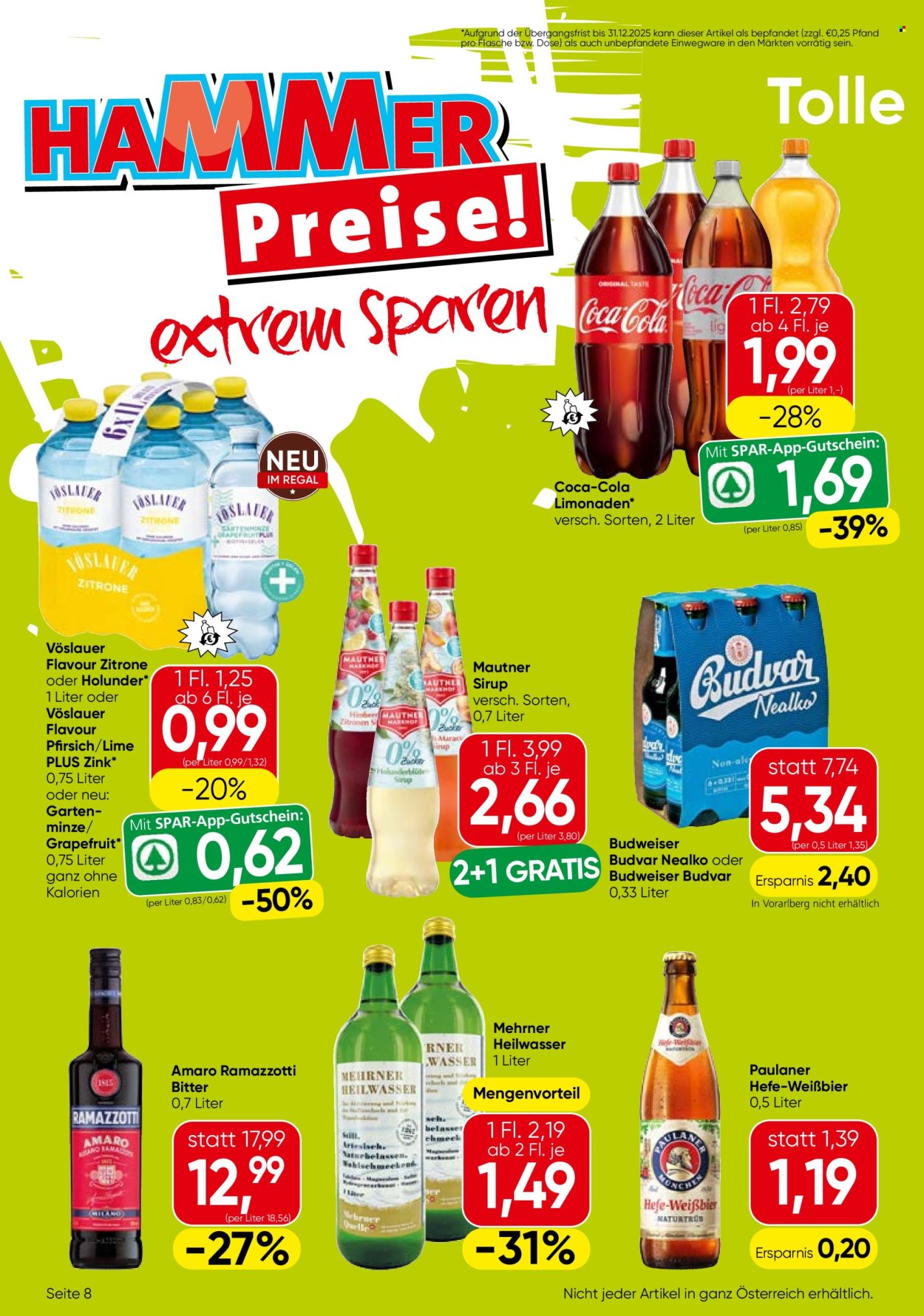 Angebote EUROSPAR - 8.5.2025 - 21.5.2025. Seite 8