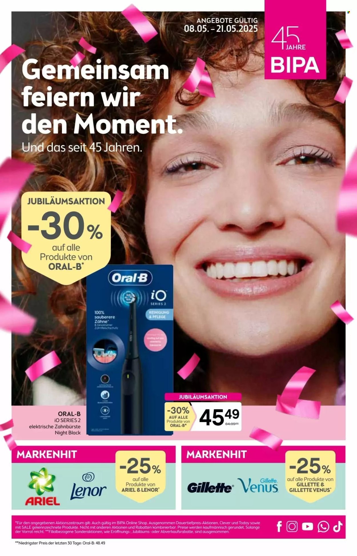 Angebote Bipa - 8.5.2025 - 21.5.2025. Seite 1