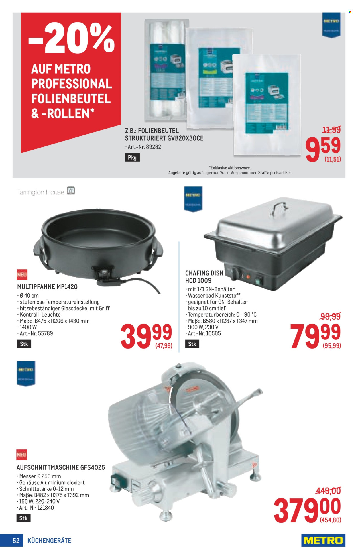 Angebote Metro - 15.5.2025 - 28.5.2025. Seite 52