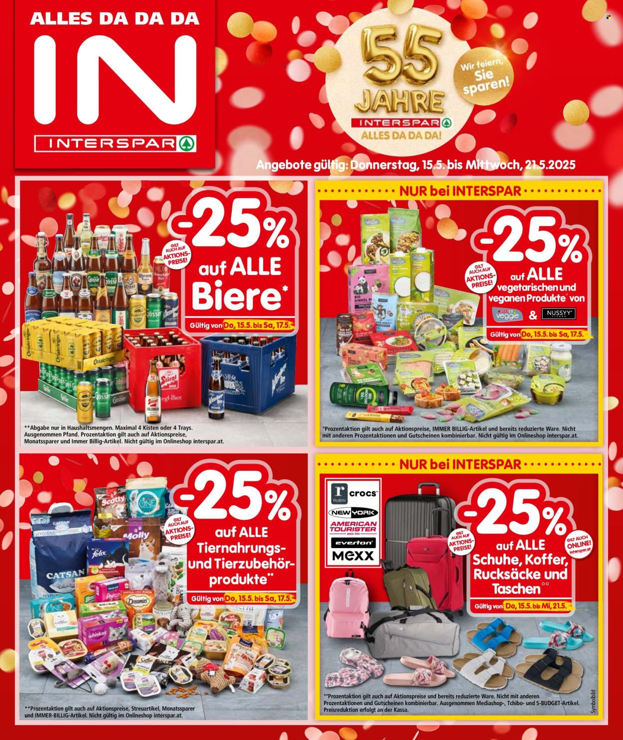 Angebote INTERSPAR - 15.5.2025 - 21.5.2025. Seite 1