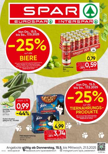 Angebote SPAR - 15.5.2025 - 21.5.2025.
