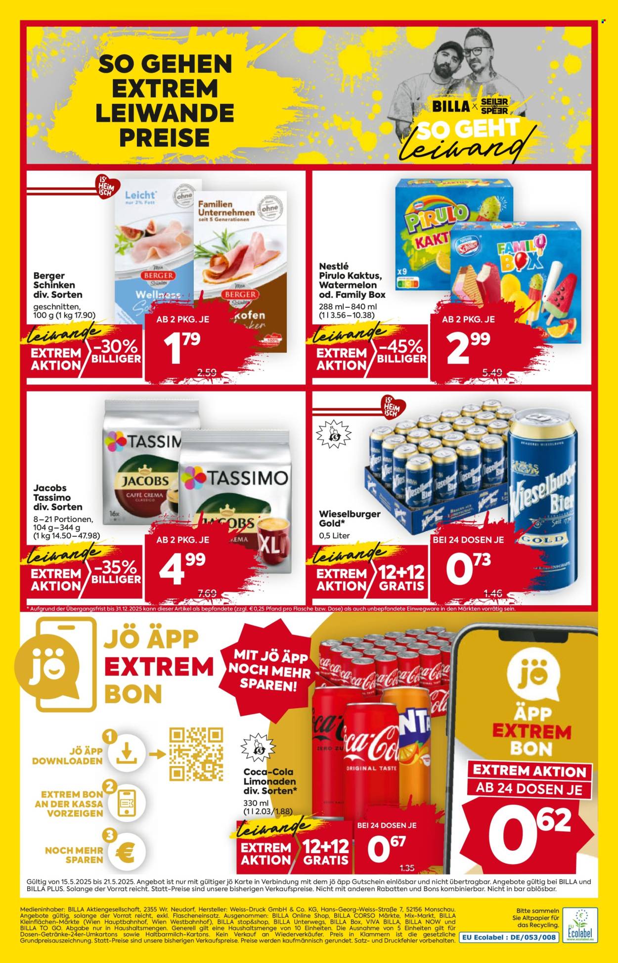 Angebote Billa - 15.5.2025 - 21.5.2025. Seite 16