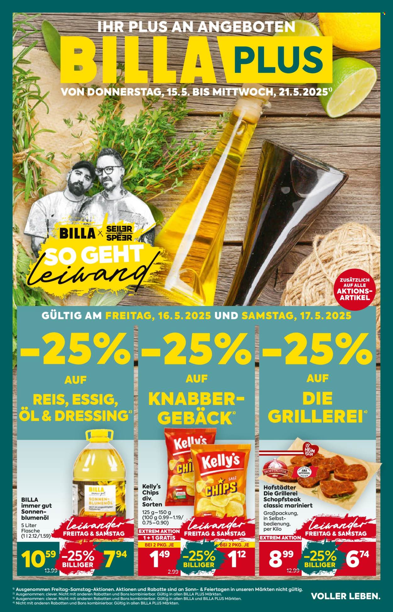 Angebote Billa Plus - 15.5.2025 - 21.5.2025. Seite 1