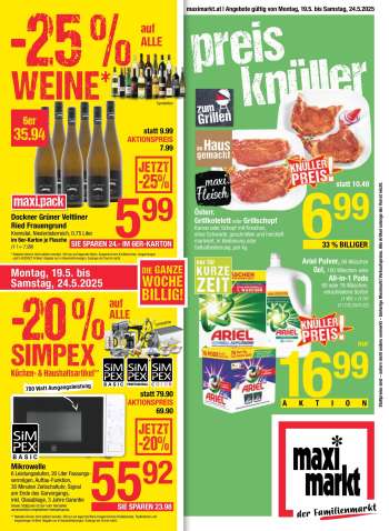 Angebote Maximarkt - 19.5.2025 - 24.5.2025.