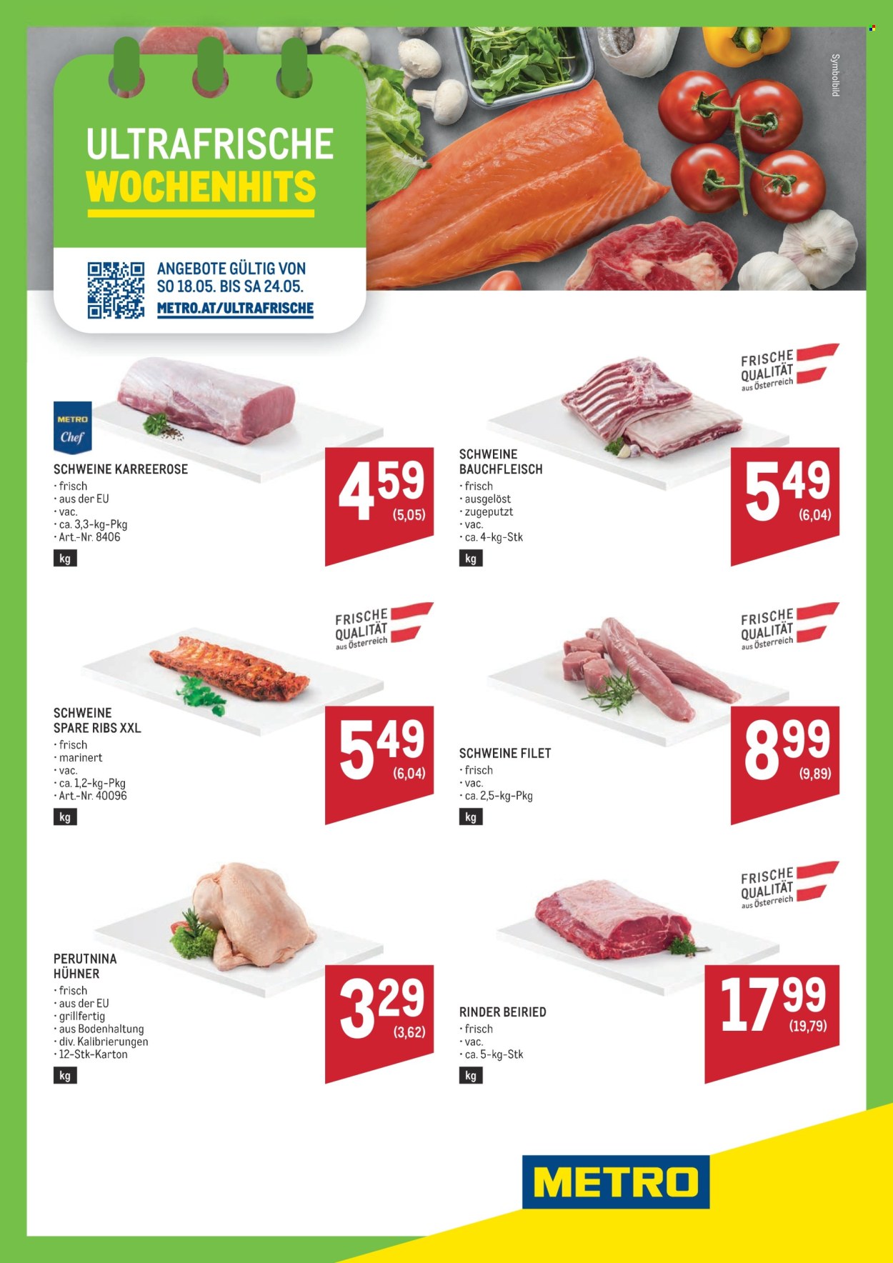 Angebote Metro - 18.5.2025 - 24.5.2025. Seite 1