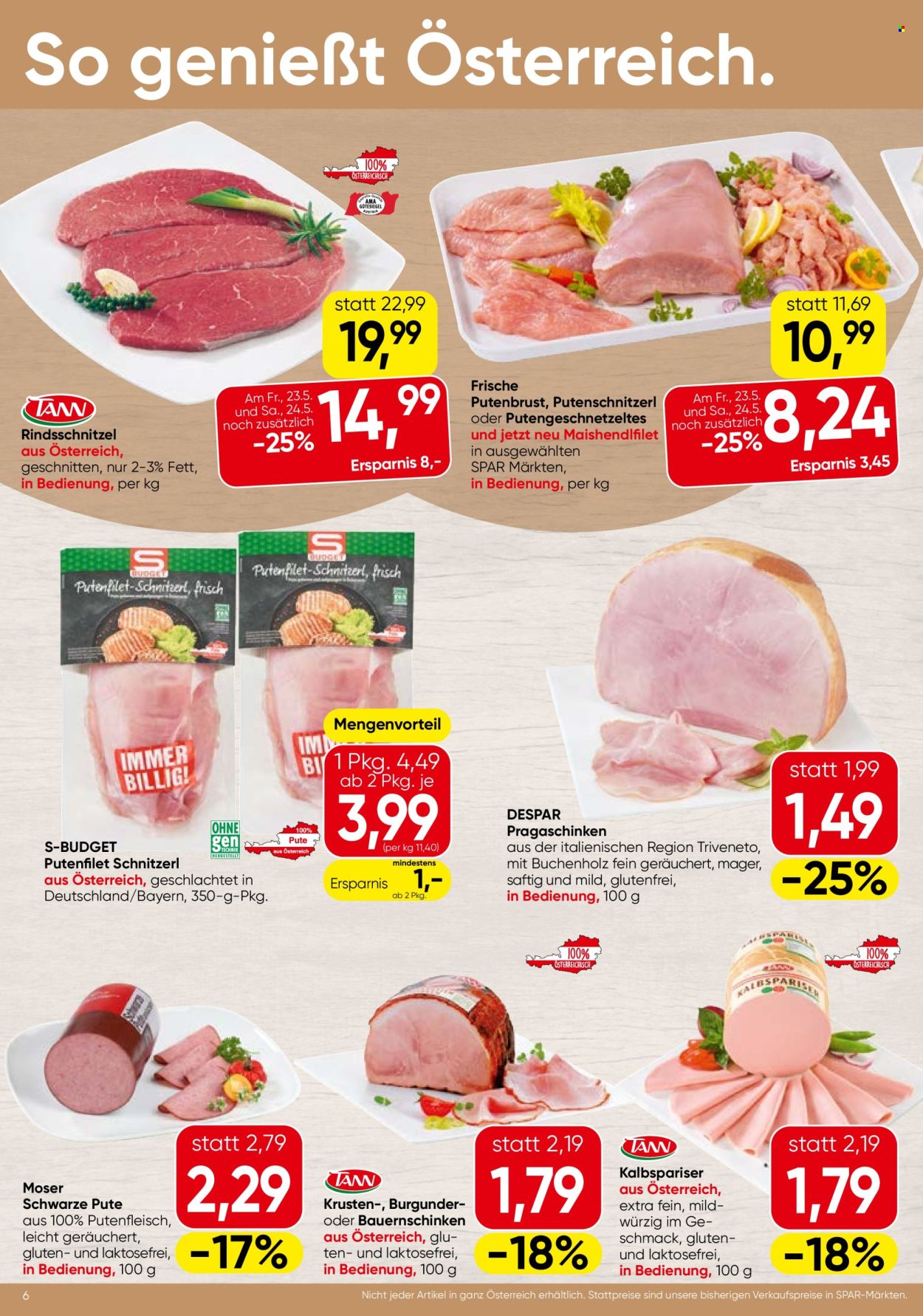 Angebote SPAR - 22.5.2025 - 4.6.2025. Seite 6