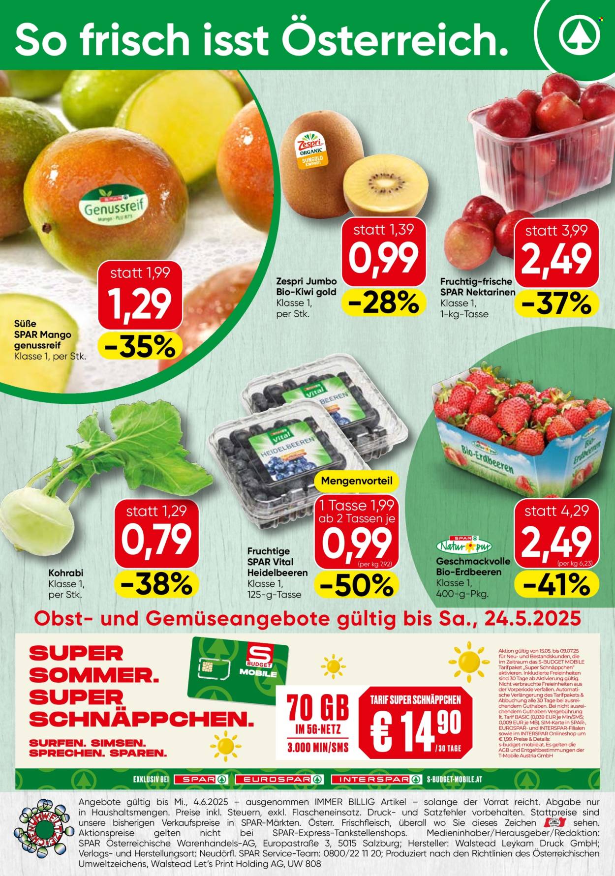 Angebote SPAR - 22.5.2025 - 4.6.2025. Seite 20