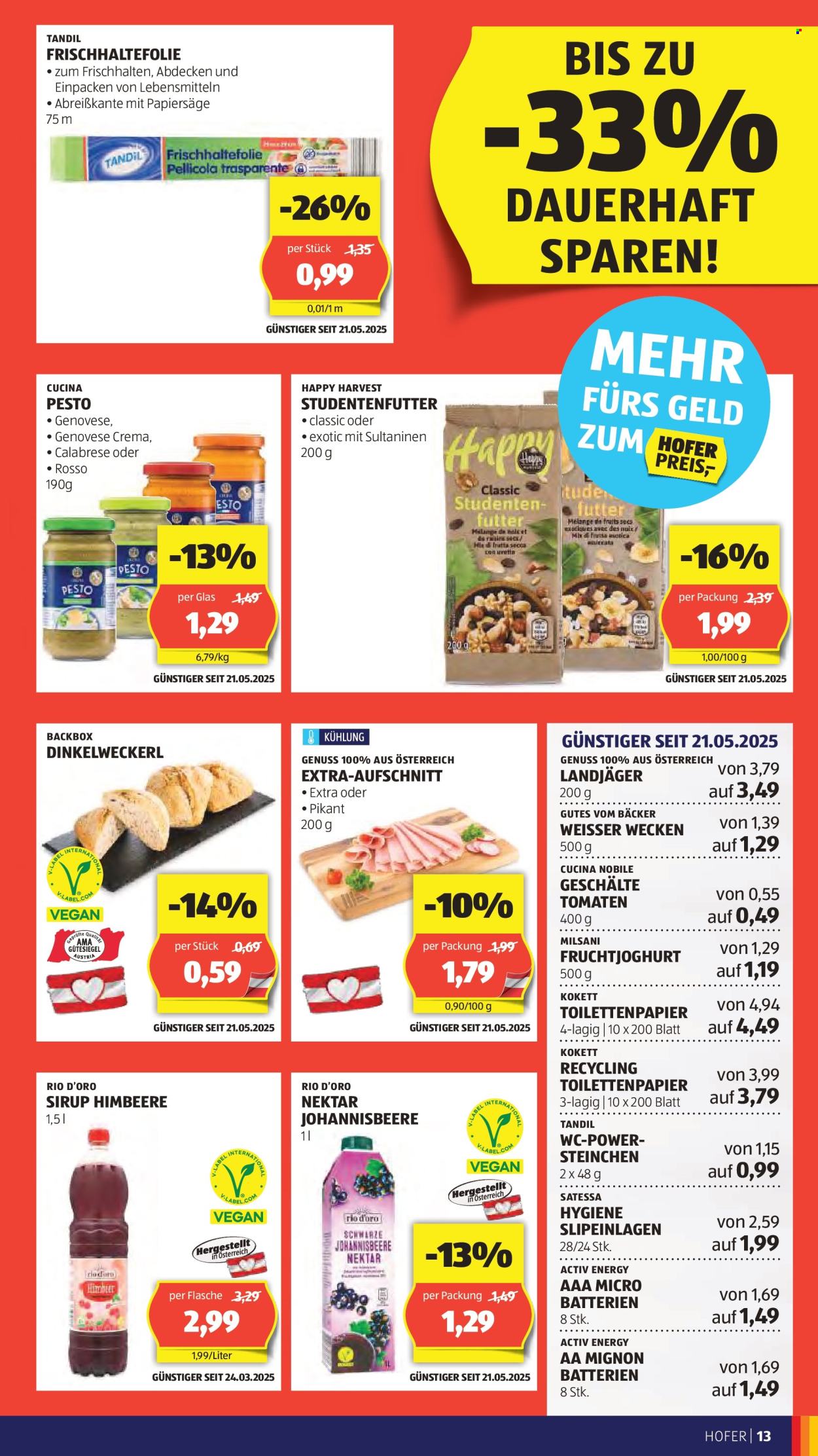 Angebote Hofer - 21.5.2025 - 28.5.2025. Seite 15