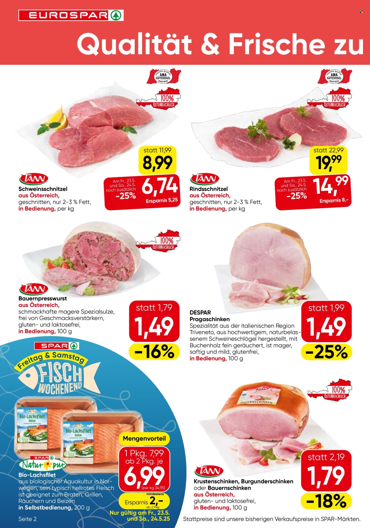 Angebote EUROSPAR - 22.5.2025 - 4.6.2025. Seite 2