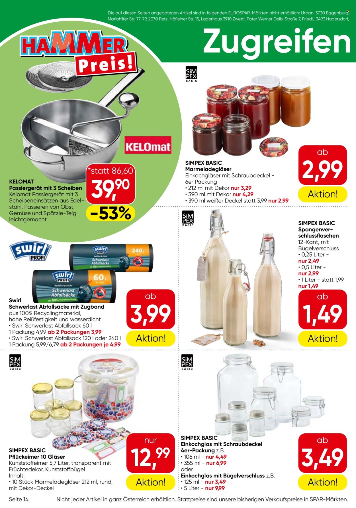 Angebote EUROSPAR - 22.5.2025 - 4.6.2025. Seite 14