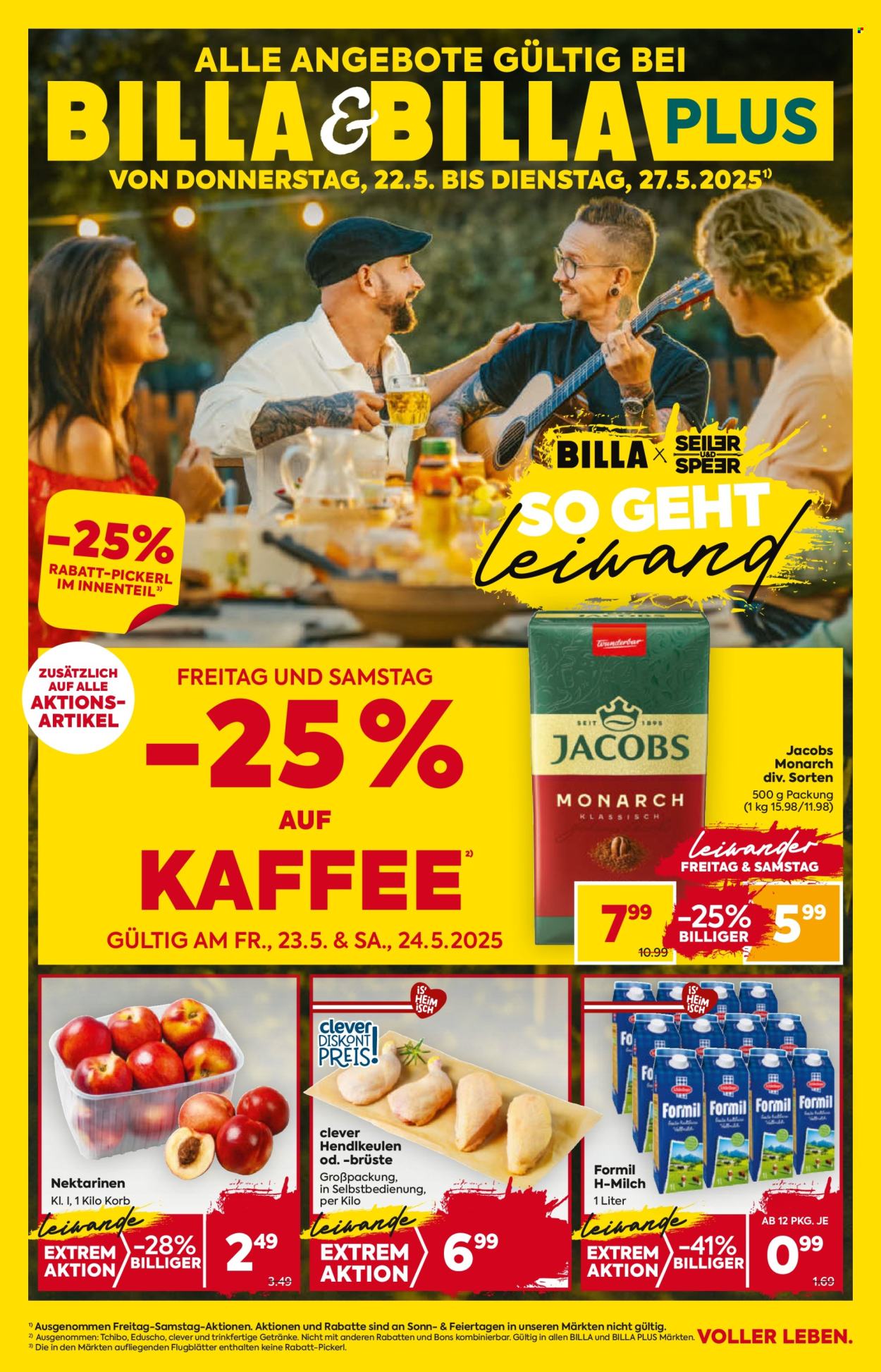 Angebote Billa - 22.5.2025 - 27.5.2025. Seite 1