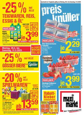 Angebote Maximarkt - 26.5.2025 - 31.5.2025.