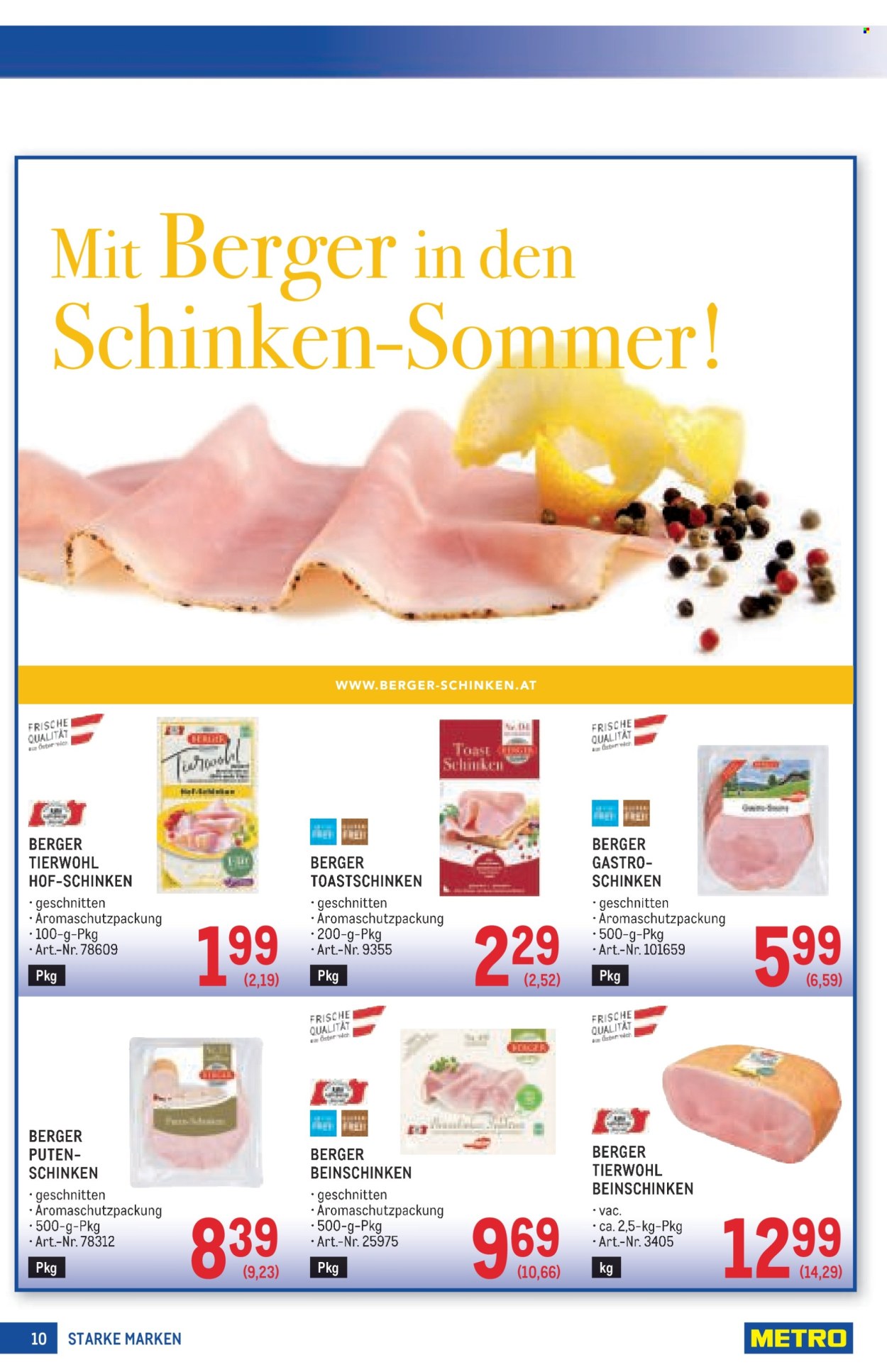 Angebote Metro - 29.5.2025 - 11.6.2025. Seite 10