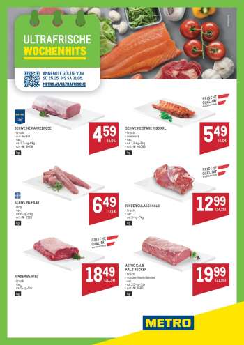 Angebote Metro - 25.5.2025 - 31.5.2025.