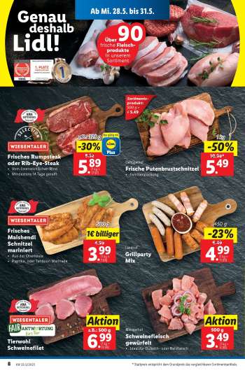 thumbnail - WIESENTALER Frisches Rumpsteak oder Rib-Eye-Steak