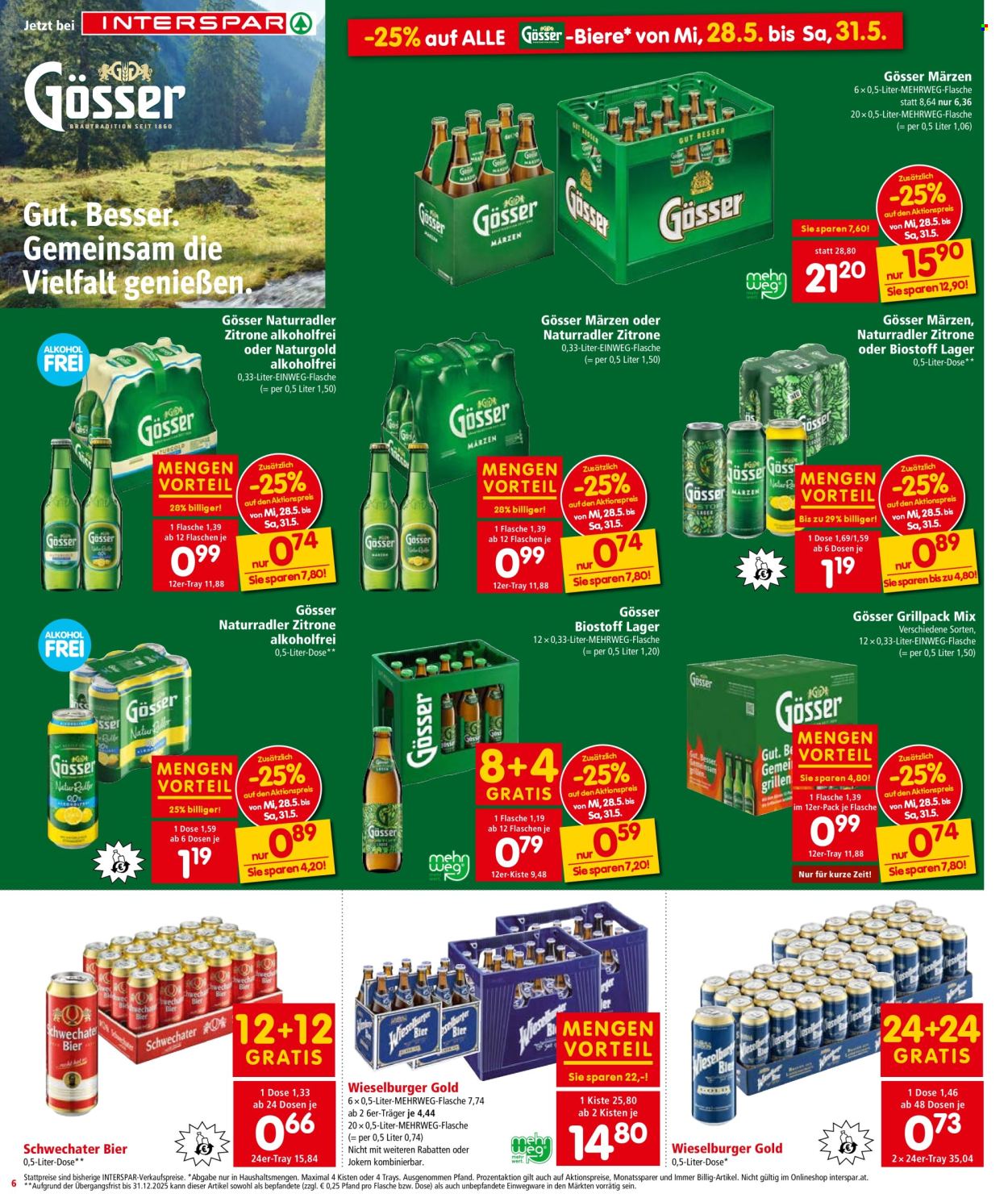 Angebote INTERSPAR - 28.5.2025 - 4.6.2025. Seite 6