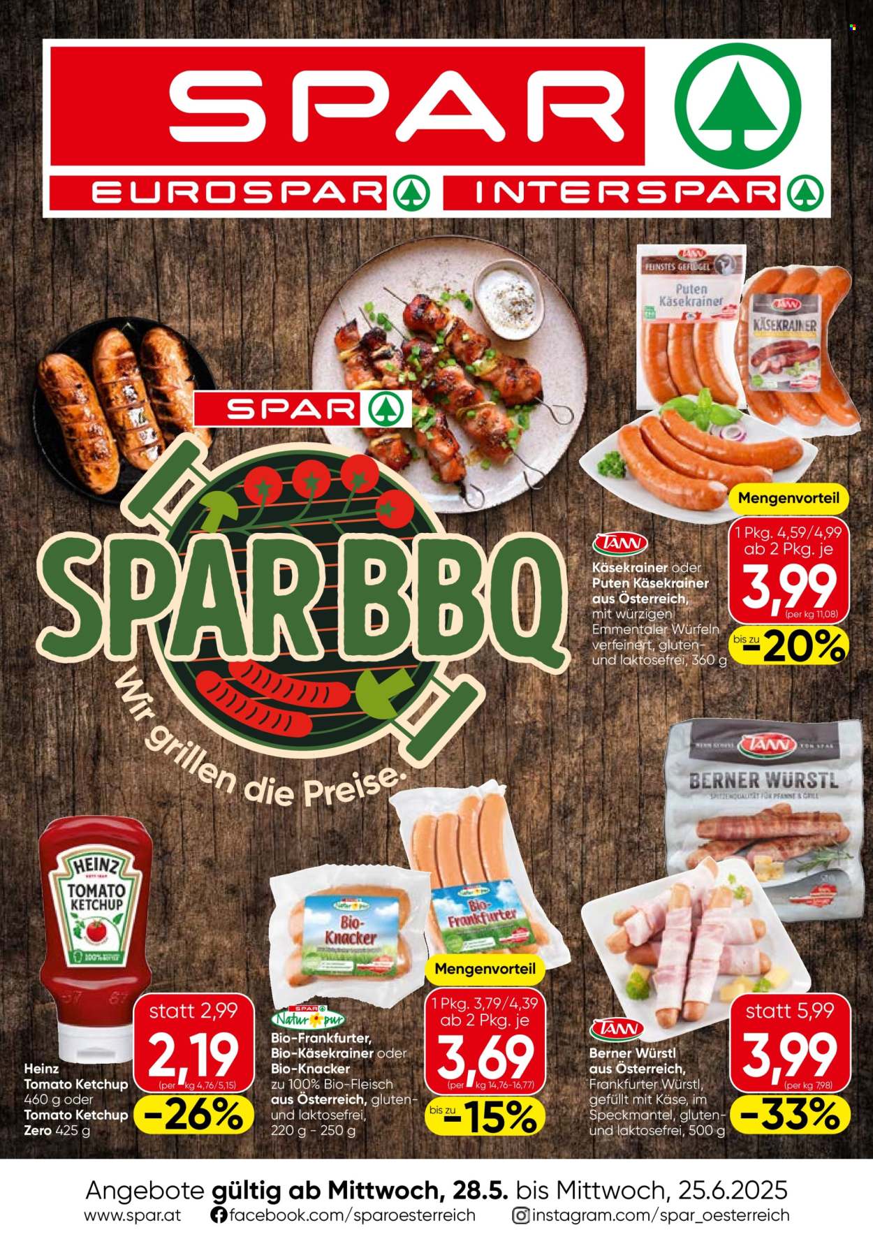 Angebote SPAR - 28.5.2025 - 25.6.2025. Seite 1