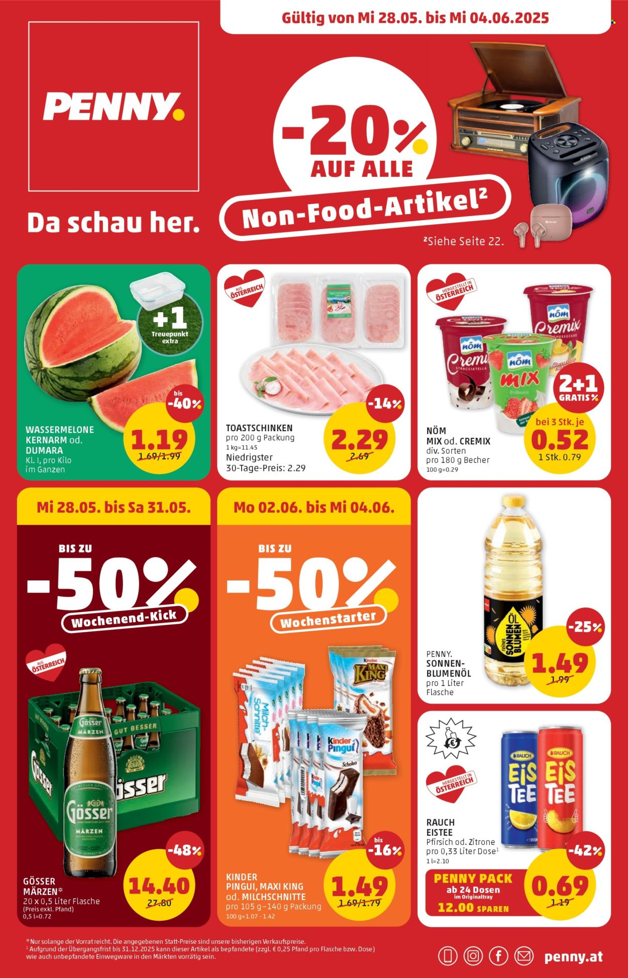 Angebote Penny - 28.5.2025 - 4.6.2025. Seite 1