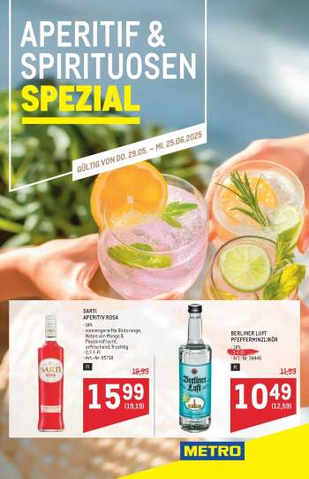 Angebote Metro - 29.5.2025 - 25.6.2025.
