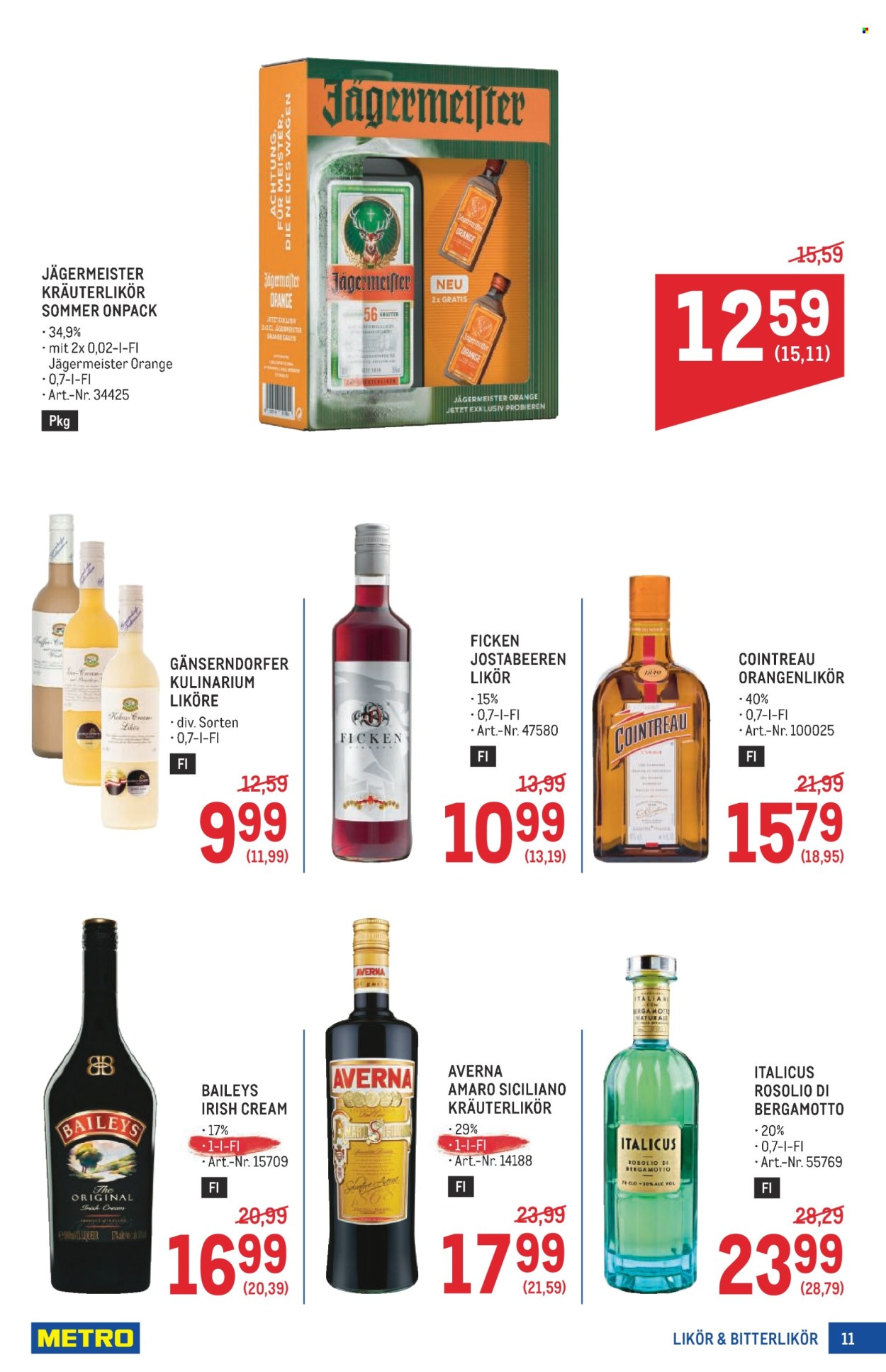 Angebote Metro - 29.5.2025 - 25.6.2025. Seite 11