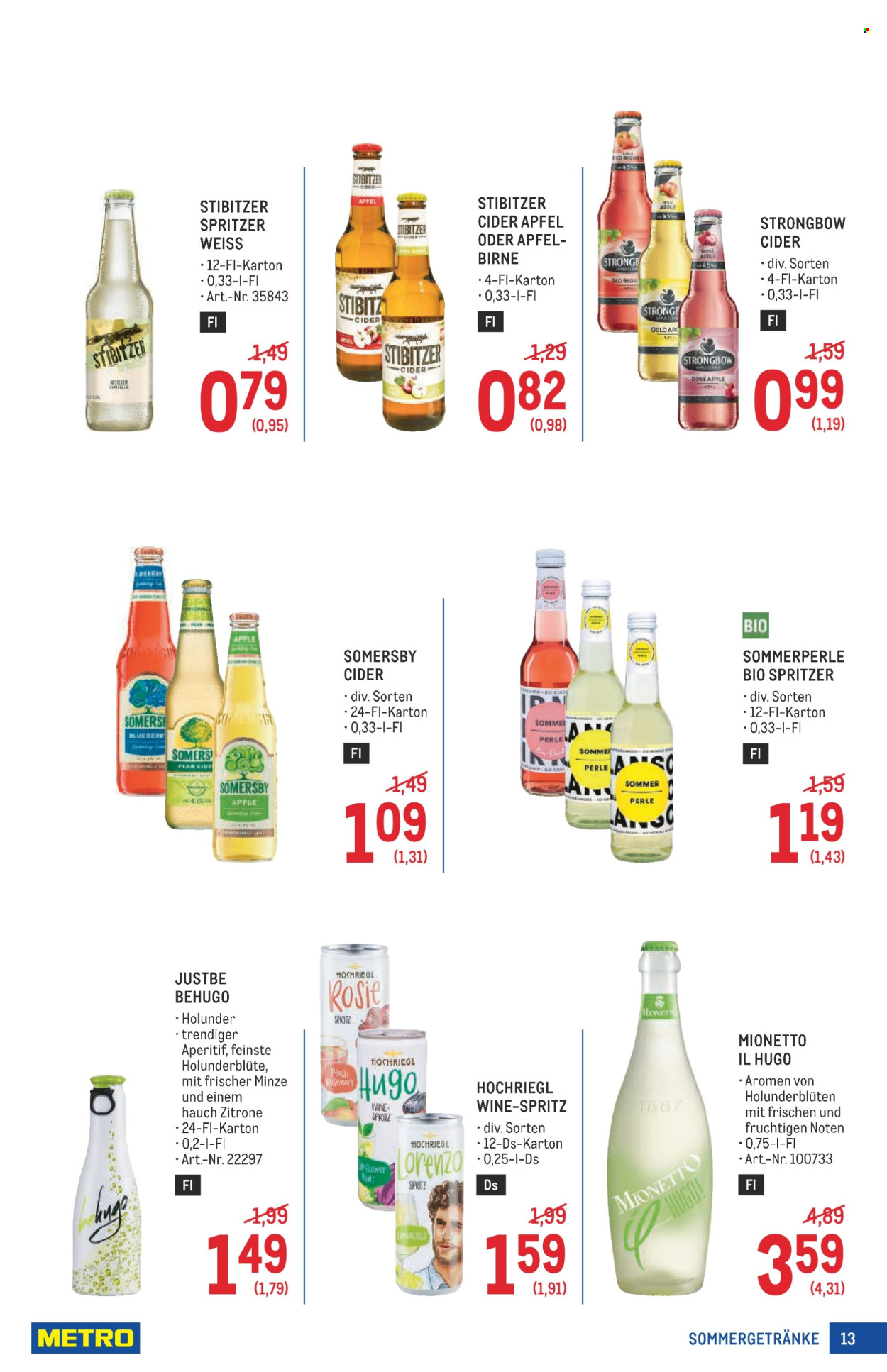 Angebote Metro - 29.5.2025 - 25.6.2025. Seite 13