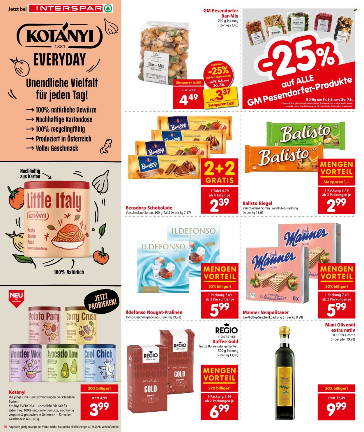 Angebote INTERSPAR - 5.6.2025 - 17.6.2025. Seite 14