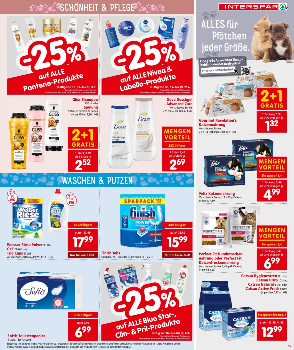 Angebote INTERSPAR - 5.6.2025 - 17.6.2025. Seite 15