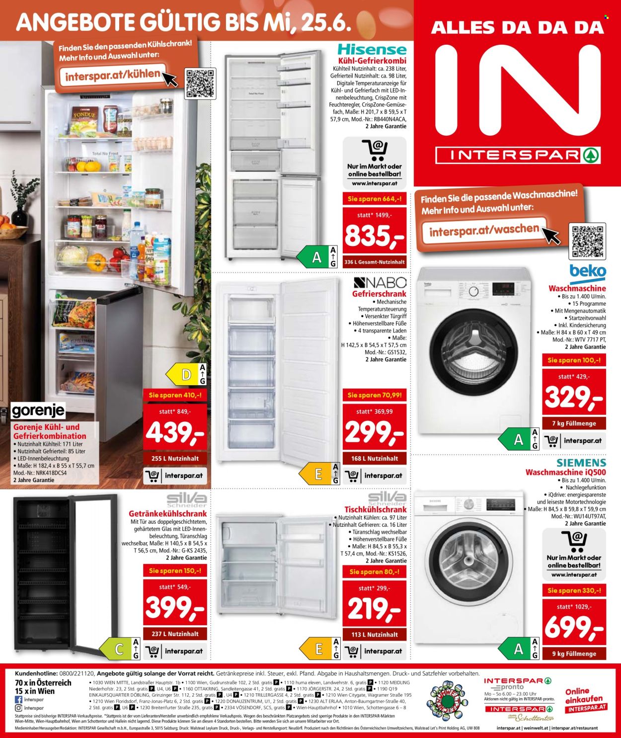 Angebote INTERSPAR - 5.6.2025 - 17.6.2025. Seite 20