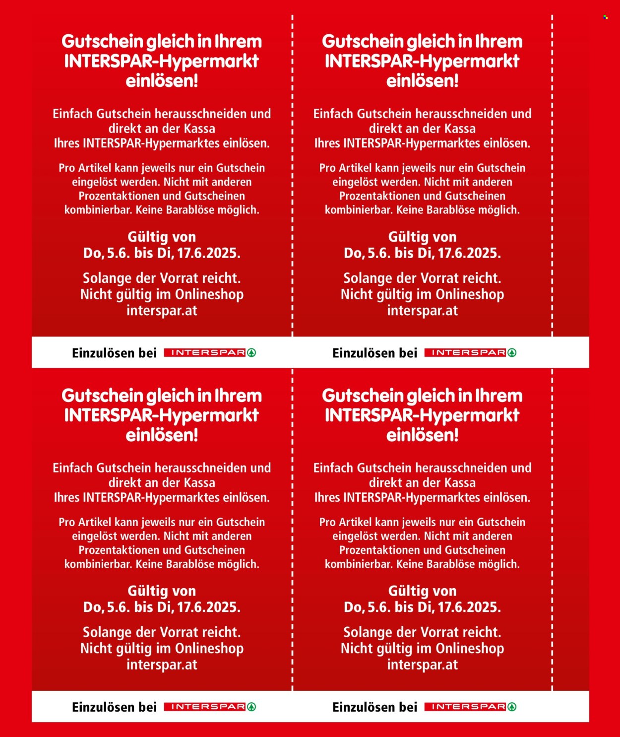 Angebote INTERSPAR - 5.6.2025 - 17.6.2025. Seite 8