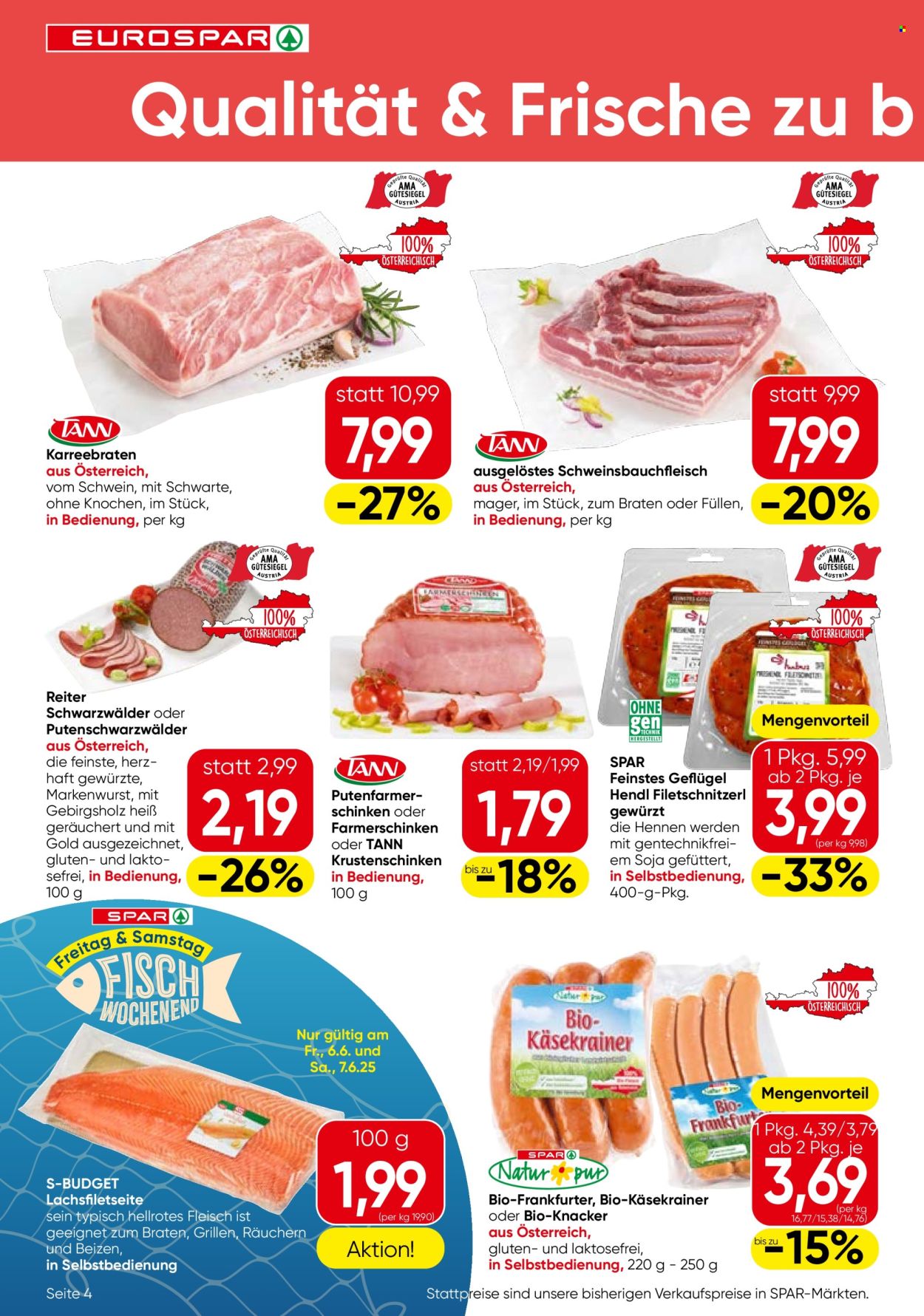 Angebote EUROSPAR - 5.6.2025 - 17.6.2025. Seite 4