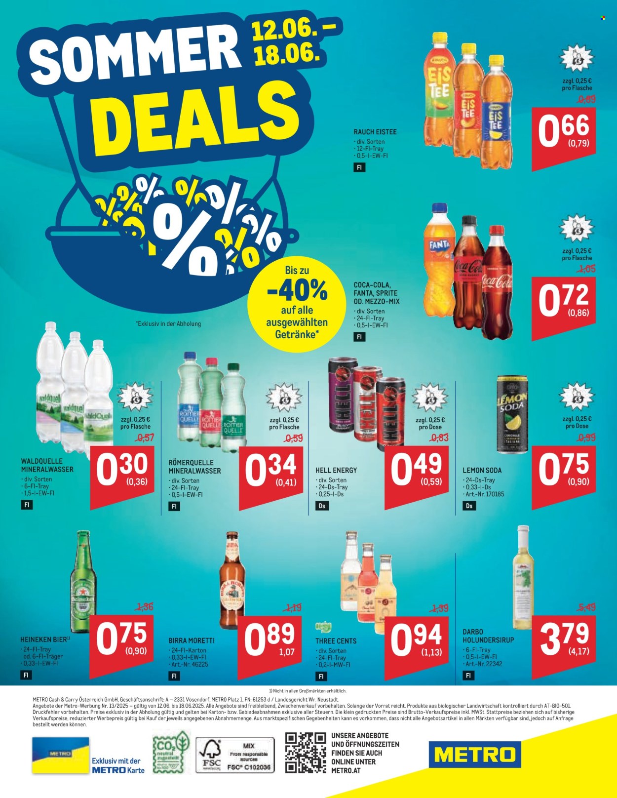 Angebote Metro - 12.6.2025 - 18.6.2025. Seite 1