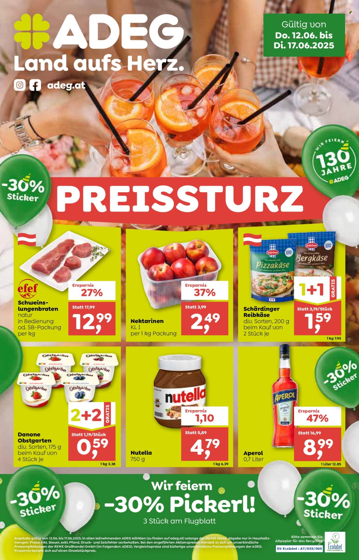 Angebote ADEG - 12.6.2025 - 17.6.2025. Seite 1